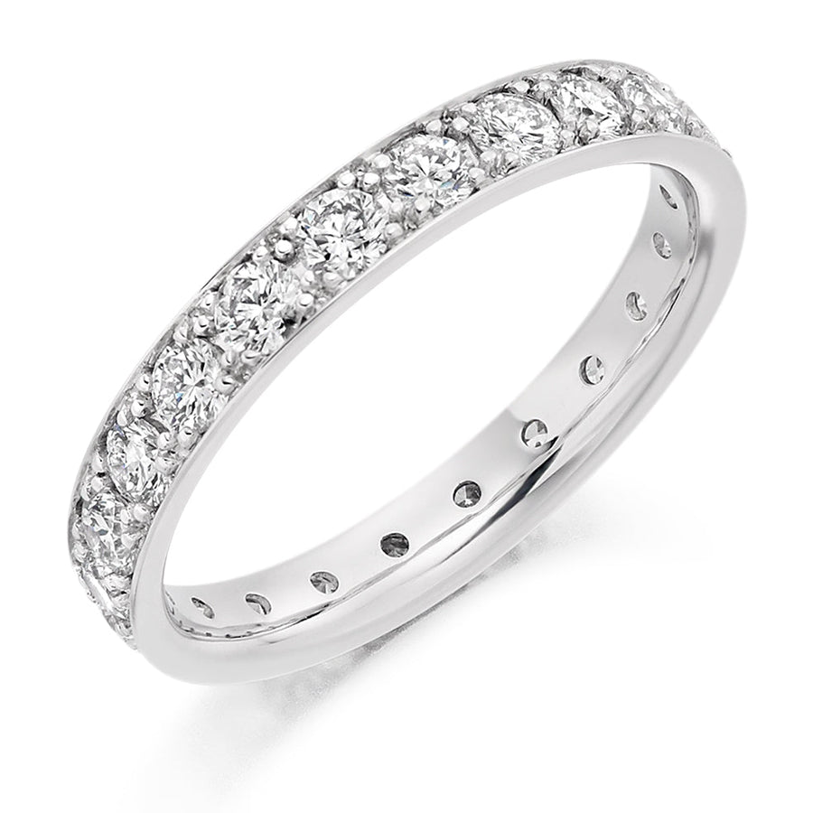 Grain-Set Diamond Full Eternity Ring, 1.2ct
