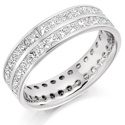 Channel-Set Full Eternity Ring, 3.1ct total