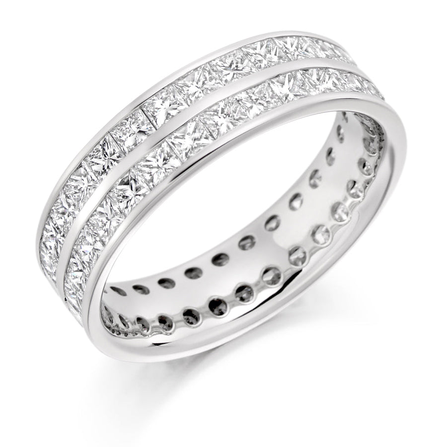 Channel-Set Full Eternity Ring, 3.1ct total