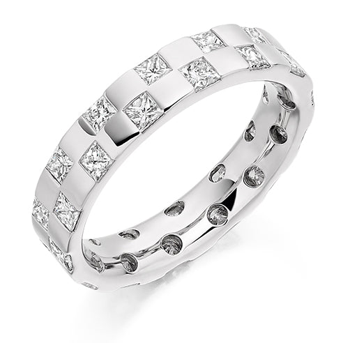 Flush-Set Full Eternity Ring, 1.65ct total