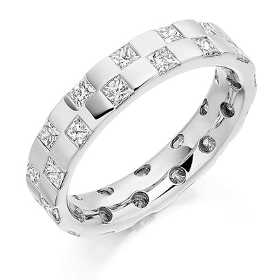 Flush-Set Full Eternity Ring, 1.65ct total