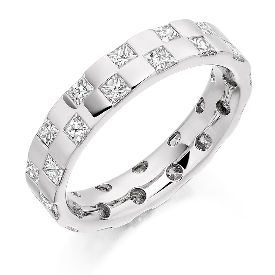 Flush-Set Full Eternity Ring, 1.65ct total