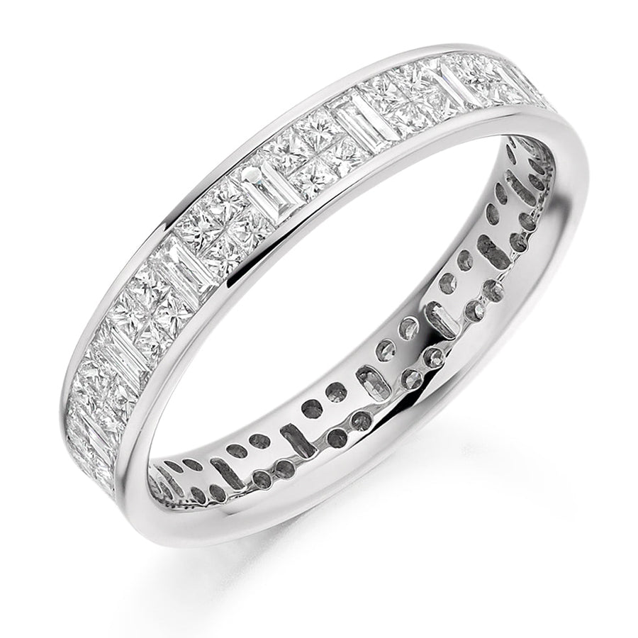 Invisible-Set Channel Full Eternity Ring, 1.35ct total