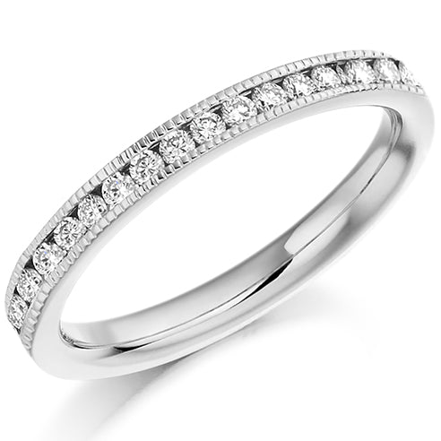 Channel-Set Full Eternity Ring, 0.57ct total