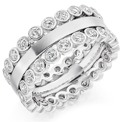 Rubover Full Eternity Ring, 1.75ct total