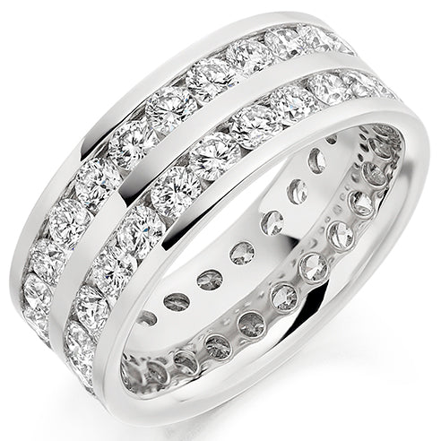 Channel-Set Full Eternity Ring, 3.15ct total