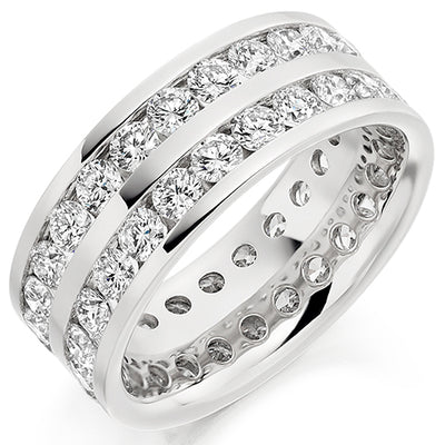 Channel-Set Full Eternity Ring, 3.15ct total