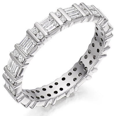 Bar-Set Full Eternity Ring, 1.0ct total (FET2043)