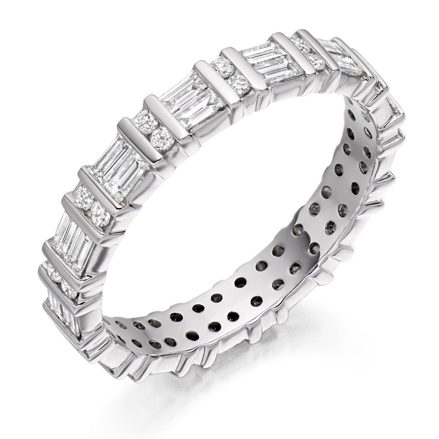 Bar-Set Full Eternity Ring, 1.0ct total (FET2043)