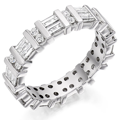 Bar-Set Full Eternity Ring, 2.0ct total (FET2044)