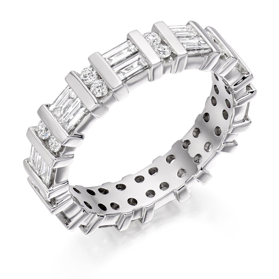 Bar-Set Full Eternity Ring, 2.0ct total (FET2044)