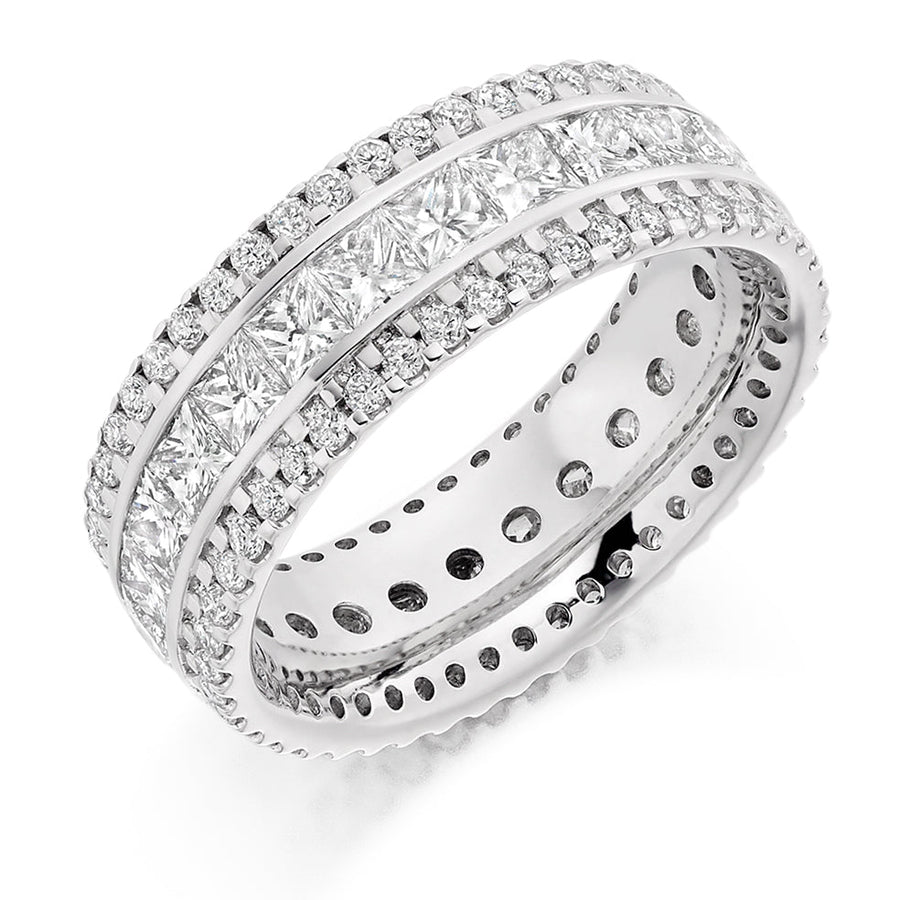 Channel & Micro-Claw Full Eternity Ring, 3.5ct total