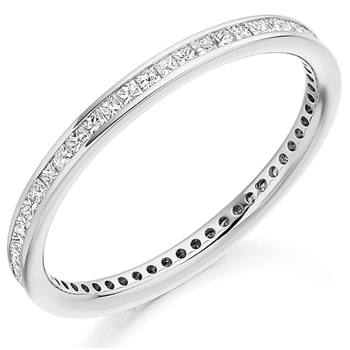 Channel-Set Diamond Full Eternity Ring F, 0.5ct