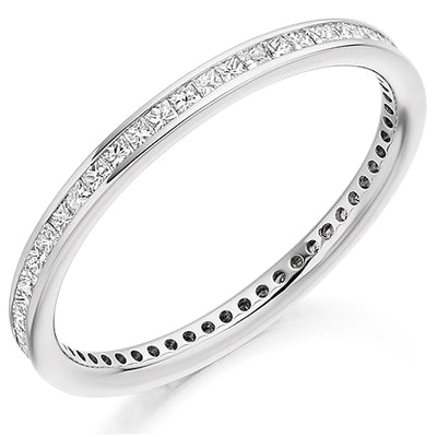 Channel-Set Diamond Full Eternity Ring F, 0.5ct