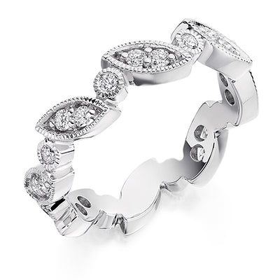 Rubover Full Eternity Ring, 0.5ct total (FET2118)