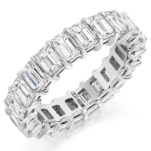 Claw-Set Diamond Full Eternity Ring, 6.5ct