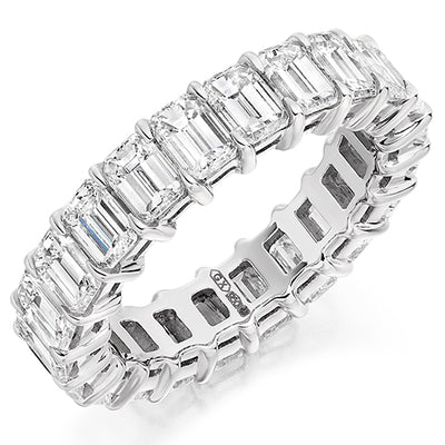 Claw-Set Diamond Full Eternity Ring, 6.5ct