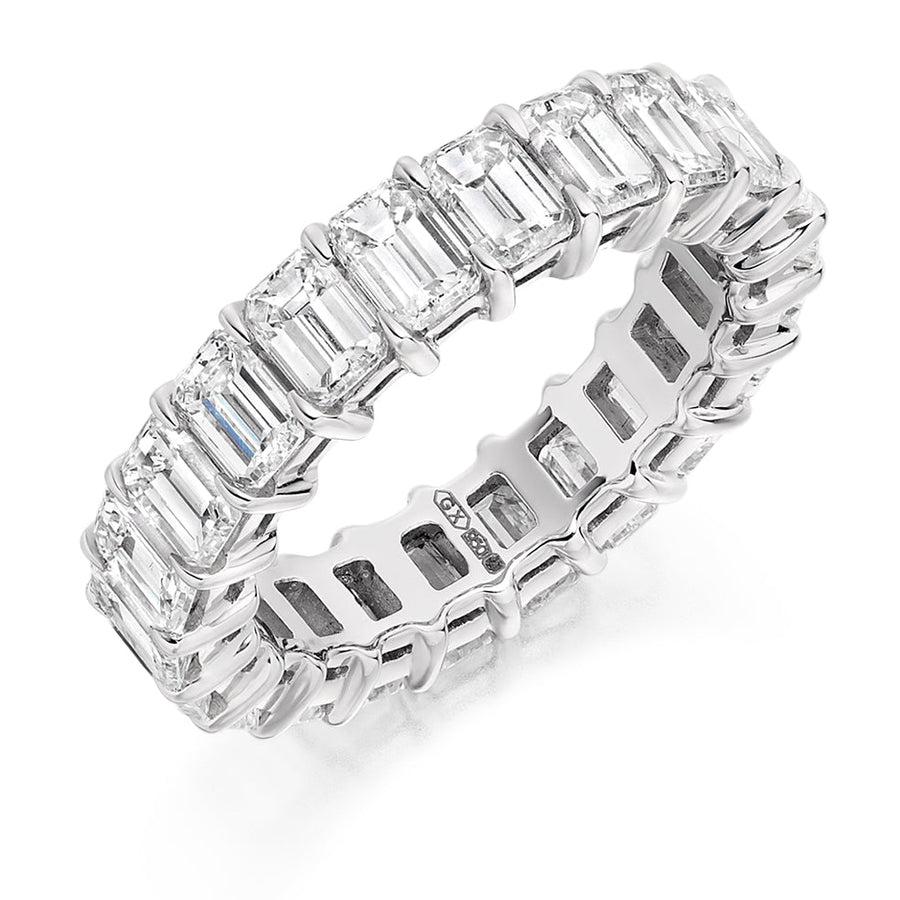 Claw-Set Diamond Full Eternity Ring, 6.5ct