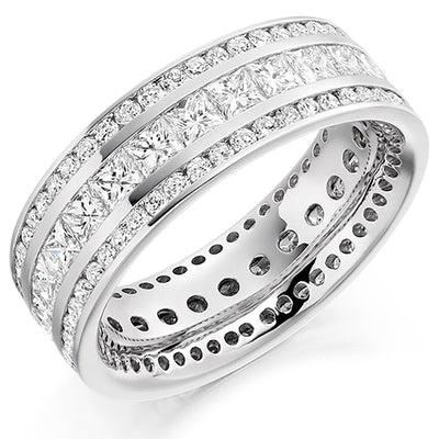 Channel-Set Full Eternity Ring, 3.5ct total