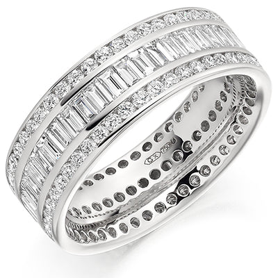 Channel-Set Full Eternity Ring, 2.4ct total
