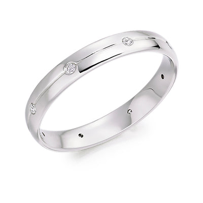 Flush-Set Diamond Full Eternity Ring, 0.09ct