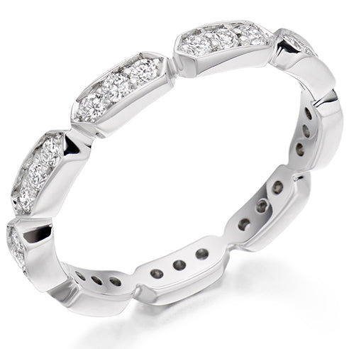 Grain-Set Full Eternity Ring, 0.5ct total