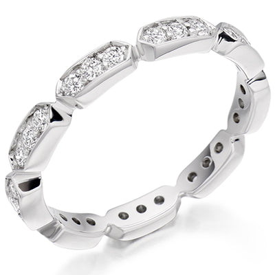 Grain-Set Full Eternity Ring, 0.5ct total