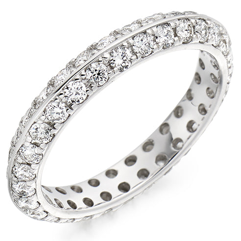 Grain-Set Full Eternity Ring, 1.5ct total