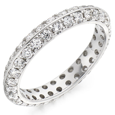 Grain-Set Full Eternity Ring, 1.5ct total