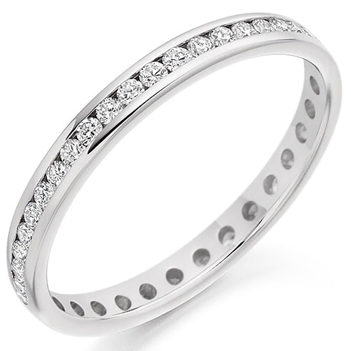 Channel-Set Full Eternity Ring, 0.5ct total (FET2340)