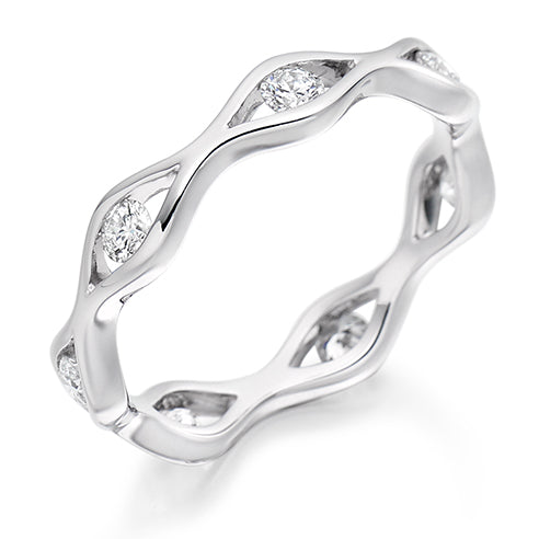 Flush-Set Full Eternity Ring, 0.45ct total