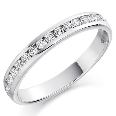 Channel-Set Full Eternity Ring, 0.65ct total