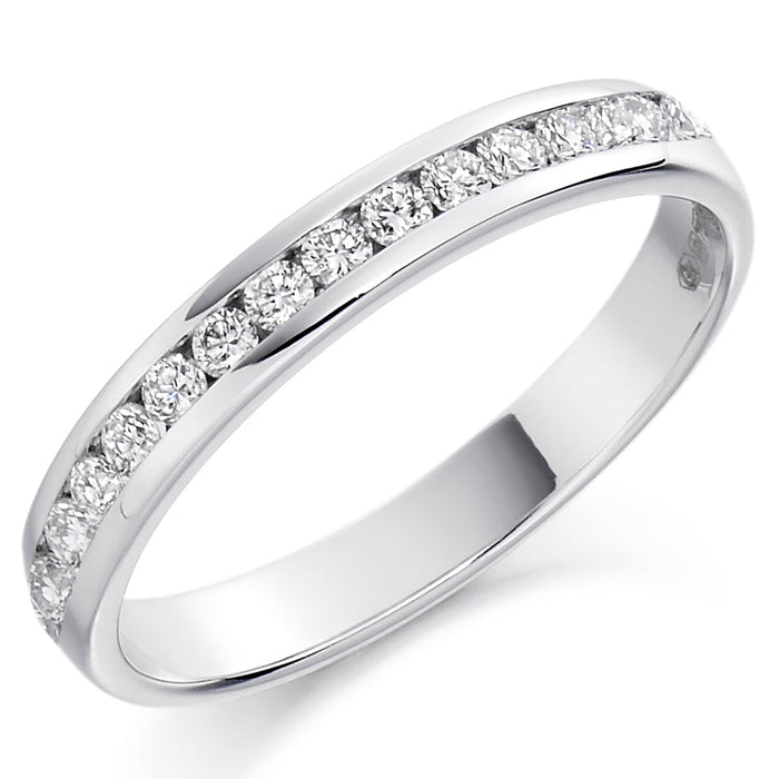 Channel-Set Full Eternity Ring, 0.65ct total
