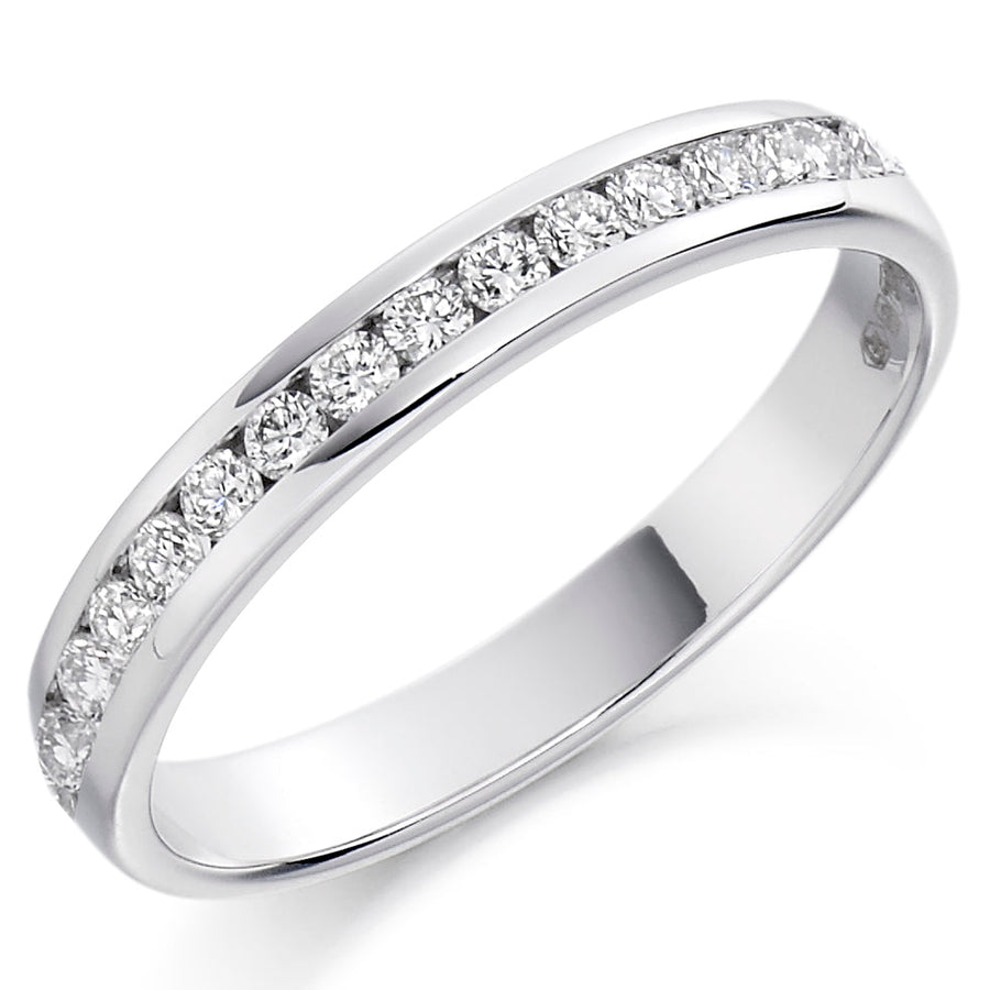 Channel-Set Full Eternity Ring, 0.65ct total