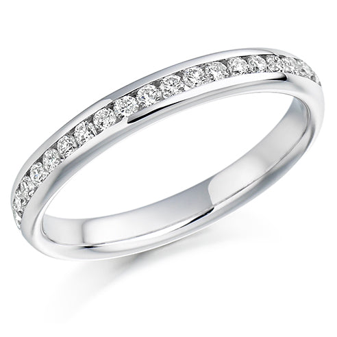 Channel-Set Full Eternity Ring, 0.5ct total