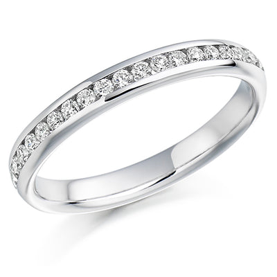 Channel-Set Full Eternity Ring, 0.5ct total