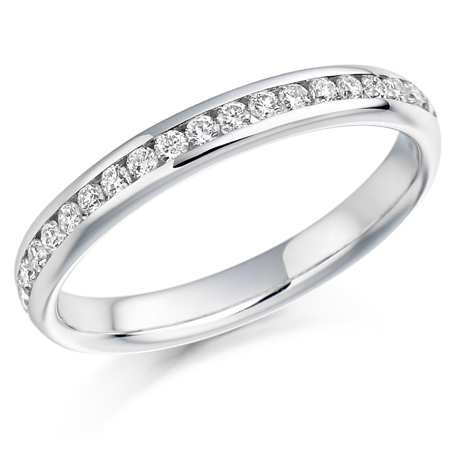 Channel-Set Full Eternity Ring, 0.5ct total