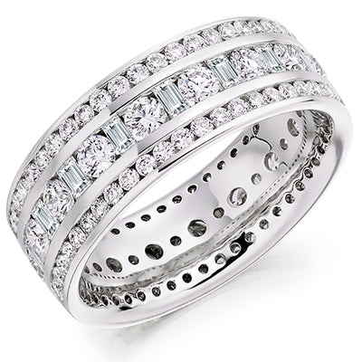 Channel-Set Full Eternity Ring, 2.6ct total (FET2631)