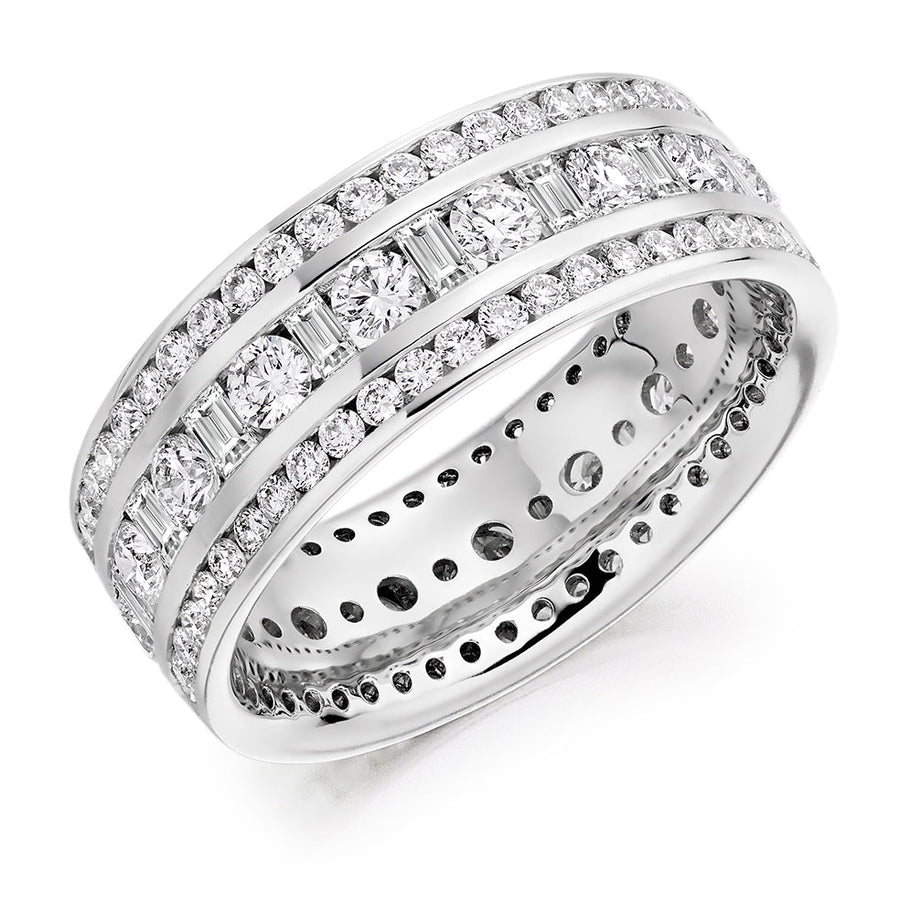 Channel-Set Full Eternity Ring, 2.6ct total (FET2631)