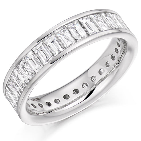 Channel-Set Diamond Full Eternity Ring, 3.0ct