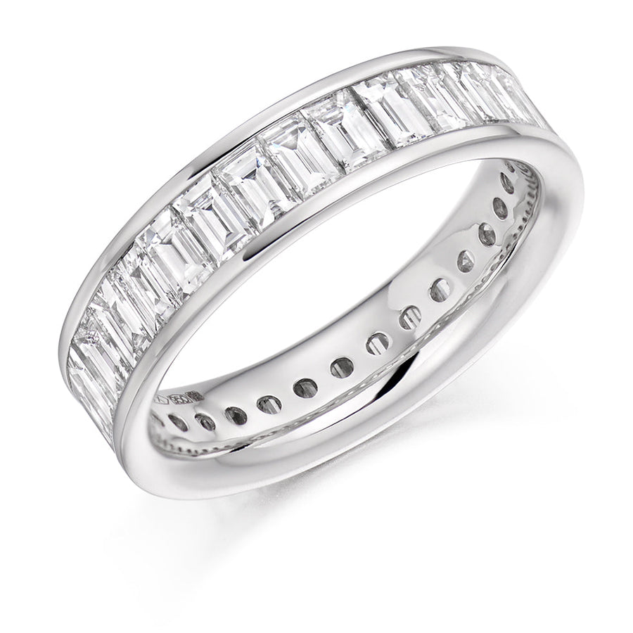 Channel-Set Diamond Full Eternity Ring, 3.0ct