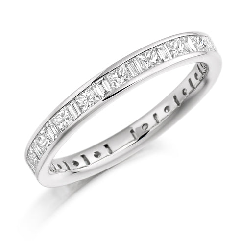 Channel-Set Full Eternity Ring, 2.5ct total