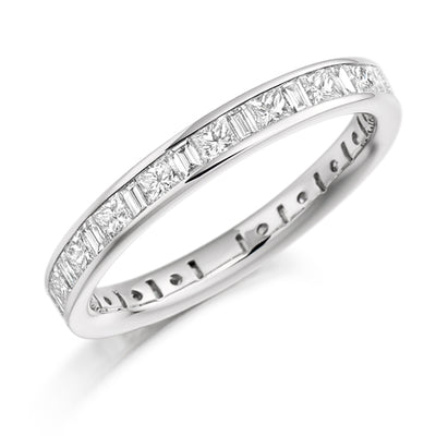 Channel-Set Full Eternity Ring, 2.5ct total