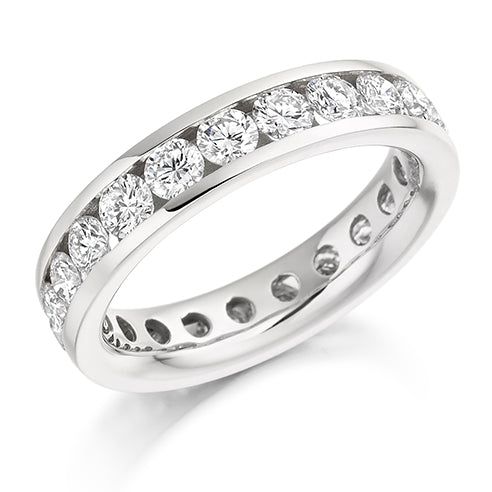 Channel-Set Full Eternity Ring, 2.5ct total (FET2727)