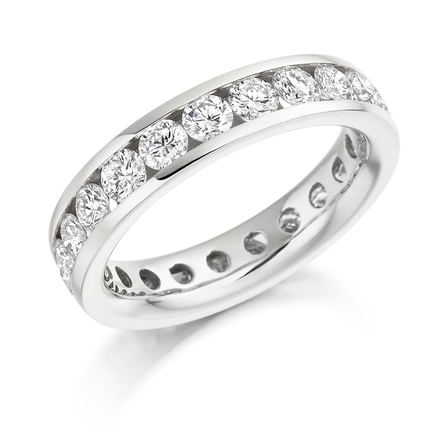 Channel-Set Full Eternity Ring, 2.5ct total (FET2727)