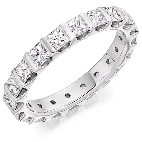 Bar-Set Full Eternity Ring, 2.0ct total (FET2736)