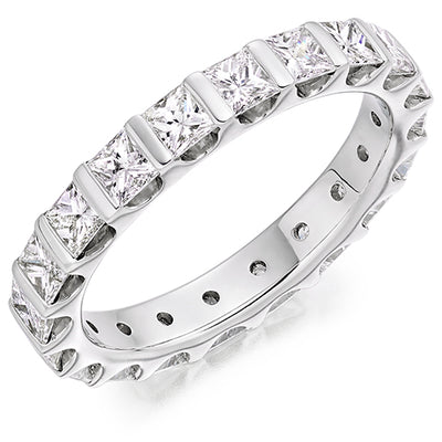 Bar-Set Full Eternity Ring, 2.0ct total (FET2736)