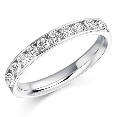 Channel-Set Full Eternity Ring, 1.15ct total