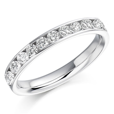 Channel-Set Full Eternity Ring, 1.15ct total