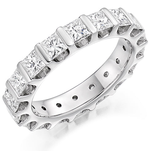 Bar-Set Full Eternity Ring, 3.0ct total (FET2800)